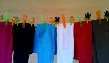 Preview: KIDs Baumwollstrumpfhose -Rot-