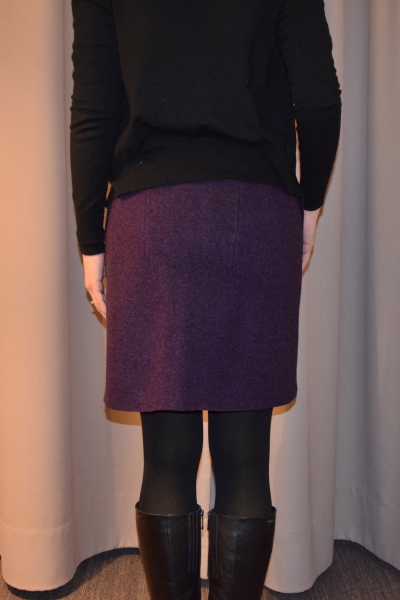 Wickelrock - purple - hinten